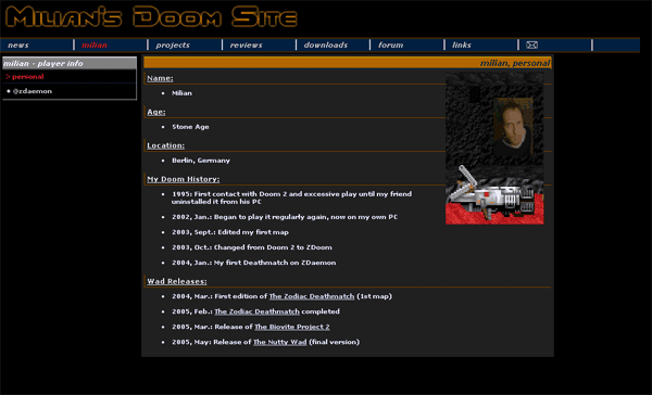 Milian's Doom Site v.3a